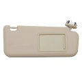 Dasbecan Front Right Passenger Side Sun Visor With Vanity Light For Toyota Rav4 2006-2013 Replace 74320-42501-a Beige 