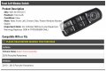 Front Left Driver Side Power Window Switch Compatible With 2010-2013 2016 Porsche Panamera Without Lane Departure Warning