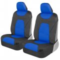 Motor Trend Aquashield Car Seat Covers For Fronts Blue A Two-tone Waterproof Cars Neoprene Seat Cover Set Interior Auto Truck 