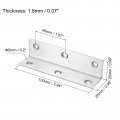 Uxcell L Bracket Corner Braces 6 Set 25x25x100 Mm Stainless Steel 90 Degree Right Angle Fastener With Screws For Shelf Chair