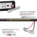 Full Led License Plate Light For Mini Cooper R56 R57 R58 R59 Hardtop Convertible Coupe Roadster 6000k Diamond White 2-pieces