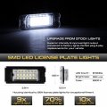 Vipmotoz Full Led License Plate Light For Mini Cooper R56 R57 R58 R59 Hardtop Convertible Coupe Roadster 6000k Diamond White