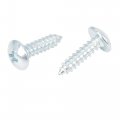 X Autohaux 50 Sets 4 2x16mm U Clip Screw Assortment Car Clips Fasteners With Screws For Bumper Dash Door Panel Interior Silver