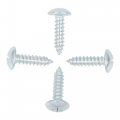 X Autohaux 50 Sets 4 2x16mm U Clip Screw Assortment Car Clips Fasteners With Screws For Bumper Dash Door Panel Interior Silver