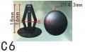 Autobahn88 Clip Compatible With Nissan Oem 76906t3000 Pack Of 20