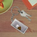 Graphics More Toilet Paper And Poop We Go Together Like Funny Friends Rectangle Keychain In Chrome Plated Metal