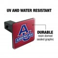 American University Primary Logo Tow Trailer Hitch Cover Plug Insert 1 4 Inch 25