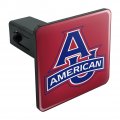 American University Primary Logo Tow Trailer Hitch Cover Plug Insert 1 4 Inch 25