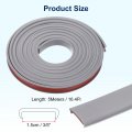 Uxcell U-shape Edge Banding 16 4ft Self Adhesive Veneer Edging Trim Tpe Collapsible Furniture Protector For Cabinet Repair