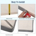 Uxcell U-shape Edge Banding 16 4ft Self Adhesive Veneer Edging Trim Tpe Collapsible Furniture Protector For Cabinet Repair