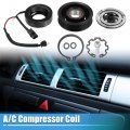 X Autohaux 1 Set Ac Compressor Clutch Kit Pulley Coil Auto Repair Compressors Assembly For Honda Civic 2016-2020