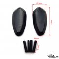 Httmt- Usmt222-011-bk-nologo- Mirror Block Off Base Plates Black Compatible With 2000-2008 R1 Yzf-r1 Yzfr1