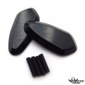 Httmt- Usmt222-011-bk-nologo- Mirror Block Off Base Plates Black Compatible With 2000-2008 R1 Yzf-r1 Yzfr1