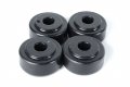 Front Upper Shock Stem Replacement Polyurethane Bushing Kit In Black Fits Wrangler Tj 