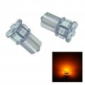 Pa Led 2 X 13 Smd Car Tail Backup Rear Turn Light Bulbs 1156 Ba15s Amber Yellow 