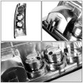Replacement For Chevy Silverado Gmc Sierra Gmt800 Pair Of Chrome Housing Altezza Tail Brake Lights