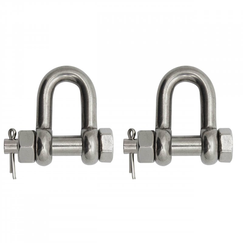 Extreme Max 3006 8345 2 Boattector Stainless Steel Bolt-type Chain Shackle 3 8 2-pack