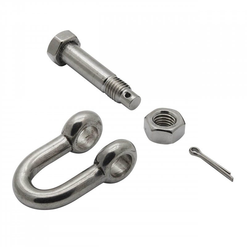 Extreme Max 3006 8345 2 Boattector Stainless Steel Bolt-type Chain Shackle 3 8 2-pack