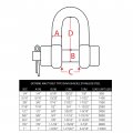 Extreme Max 3006 8345 2 Boattector Stainless Steel Bolt-type Chain Shackle 3 8 2-pack