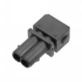 Uxcell 1 Set 2 Pin No 357972752 357972762 Female 2-pole Repair Kit Fog Light Connector Adapter Plug Clip Replacement For Vw