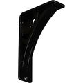 Ekena Millwork Bktm02x05x08tgl-case Inch W X 5 1 2 D 8 H Galveston Wrought Iron Bracket Triple Center Brace 2-pack 