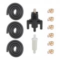 Carbhub 3-way Gas Fuel Shut-off Petcock Valve Switch Fit For Polaris Atv Scrambler Trail Boss Blazer Sport 300 325 400 400l 500