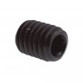 Socket Set Screws M6 1 0 X 8mm Black Oxide Coated Steel 10 Pack 