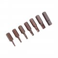 Uxcell Hex Bits Set 7pcs 1 4 Inch Shank Magnetic Hexagonal H1 5-h6 Screwdriver Bit 25mm Length S2 Screw Driver Kit Tools