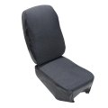 Middle Jump Seat Cover Replacement Bottom And Back For Chevy Silverado Gmc Sierra 1999 2007 Dark Gray Microfiber Leather Cloth 