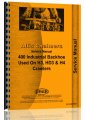 Allis Chalmers H-3 Crawler I-400 Backhoe Attachment Service Manual 
