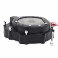 Httmt- Black W Green Led Left Engine Stator Cover Guard Compatible With 2005-2008 Suzuk Gsxr1000 P N Mt049a-bk