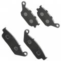 Caltric Front And Rear Brake Pads Compatible With Kawasaki Ninja 650 Ex650 Ex650k 2017 2018 2019