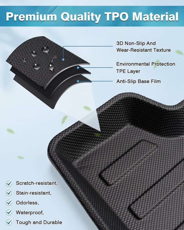 Mixsuper Custom Fit Cargo Liner For 2020-2023 Mazda Cx-30 Behind 2nd Row Trunk Mat Cx30 Accessories All Weather Rear Black
