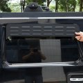 Qiosreui Rear Row Doors Window Vents Cover Side Door Air Panel 2rd Ventilation Louvers For Hummer H2 2003-2009 Alumium Alloy