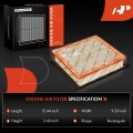A-premium 2-pc Engine Cabin Air Filter With Activated Carbon Compatible Toyota 4runner 2010-2022 Lexus G60 4 0l 4 6l Replace