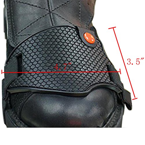 Tinton Life Durable Anti-slip Motorcycle Accessories Shoe Boot Cover Shifter Scuff Marks Protector Stronger Heel Strap
