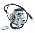 Carburetor And Throttle Cable For Yamaha Big Bear 400 2000-2009 Yfm400
