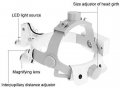 Eustoma 5w Adjustable Headband Led Headlight 3 5x Binocular Loupes Specific Headlamp Dy-106