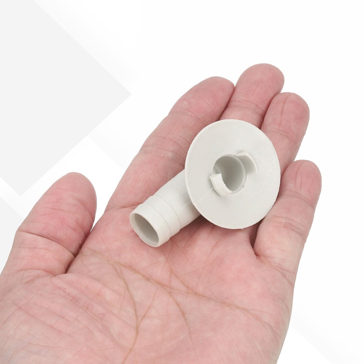 4pcs Air Conditioner Drain Hose Connector Elbow Fitting With Rubber Ring For Mini-split Units And Window Ac Unit 15mm White
