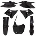 Ecotric Plastic Kit Glossy Black Compatible With Suzuki Rm125 2001-2007 Rm250 2001-2008