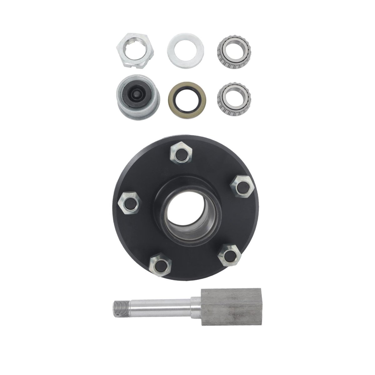5 On 4 Inch Trailer Hub Bearing Kit With 1 Square Bt8 Spindle