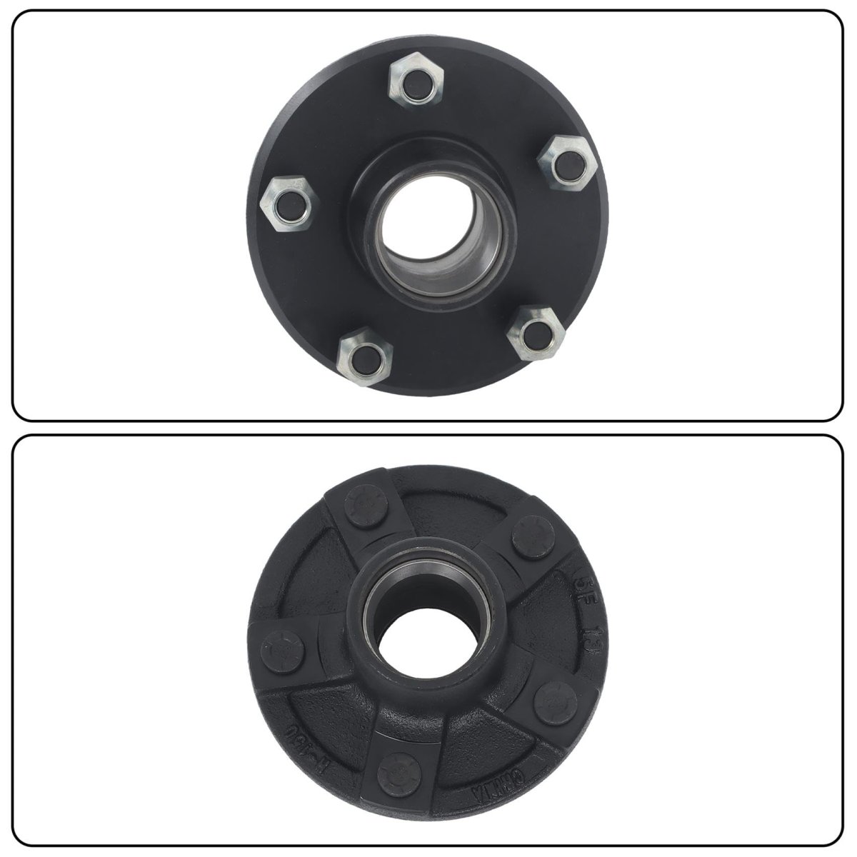5 On 4 Inch Trailer Hub Bearing Kit With 1 Square Bt8 Spindle