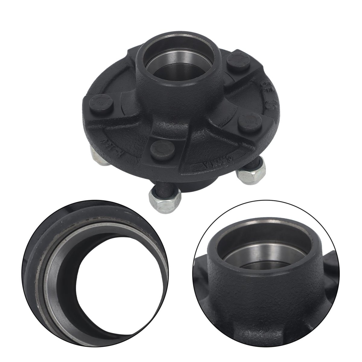5 On 4 Inch Trailer Hub Bearing Kit With 1 Square Bt8 Spindle