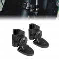 2pcs Utv Whip Light Mounts Flag Pole Bar Brackets Cb Antenna For Polaris Ranger General Can-am Defender Commander Maverick