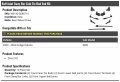 Front Ball Joint Sway Bar Link Tie Rod End Kit 10 Piece Compatible With 2000-2004 Dodge Dakota Rwd