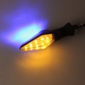 Polarlander 2pcs Universal Motorcycle Turn Signal Light Double-sideding 12v Led Bulbs Light For Motorbike Off Road