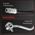 A-premium Power Steering Pressure Hose Line Assembly Compatible With Hyundai Sonata 2006-2010 V6 3 3l Tube To Rack