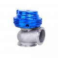 Hiwowsport 38mm Turbo Exhaust Manifold External V-band Wastegate Dump Pipe Valve Blue 