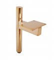 4pcs X Metal Furniture Legs Modern Style Coffee Table Sofa Kitchen Bathroom Cabinet Cupboard 6 Gold 