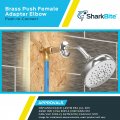 Sharkbite 1 2 Inch X 90 Degree Female Adapter Elbow Push To Connect Brass Plumbing Fitting Pex Pipe Copper Cpvc Pe-rt Hdpe